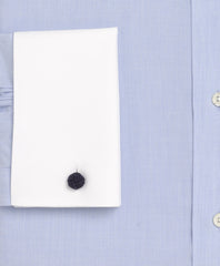Brooks Brothers Men Regent Fitted Dress Shirt, Non-Iron Contrast Ainsley Collar French Cuff