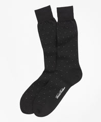 Brooks Brothers Men Merino Wool Big Dot Crew Socks