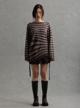 Voor Sweater - Gray / Brown | UNIF Clothing online shop
