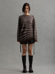 Voor Sweater - Gray / Brown | UNIF Clothing online shop