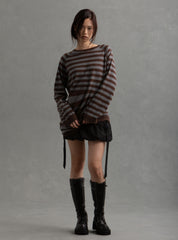 Voor Sweater - Gray / Brown | UNIF Clothing online shop