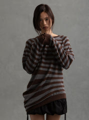 Voor Sweater - Gray / Brown | UNIF Clothing online shop