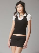 Yima Top - Black/White | UNIF Clothing near me