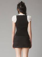 Yima Top - Black/White | UNIF Clothing near me