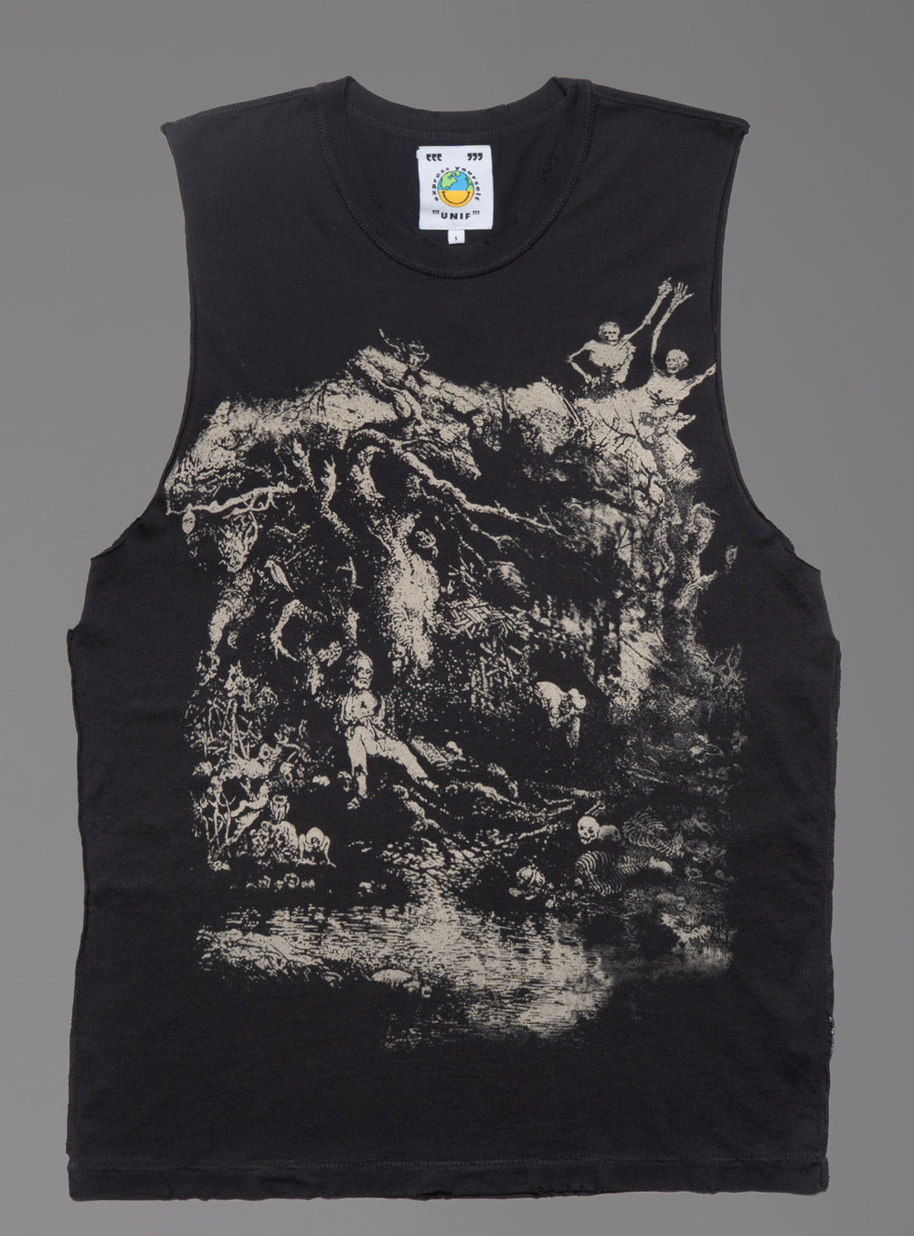 Death Dance Tank - Black | UNIF Clothing online