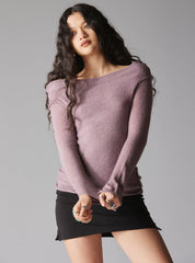 Slint Top - Purple | UNIF Clothing online
