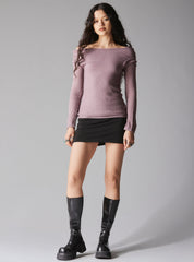 Slint Top - Purple | UNIF Clothing online