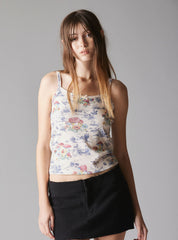 Pixie Dream Tank - Off White / Mushroom | UNIF Clothing outlet