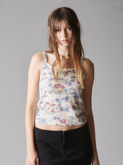 Pixie Dream Tank - Off White / Mushroom | UNIF Clothing outlet