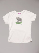 World Is Burning baby Tee - White | UNIF Clothing Sale