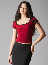 Slink Top - Red/Black | UNIF Clothing Sale