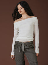 Slint Top - White | UNIF Clothing discount
