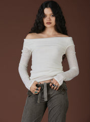 Slint Top - White | UNIF Clothing discount