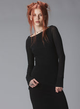 Nexus Top - Black | UNIF Clothing discount