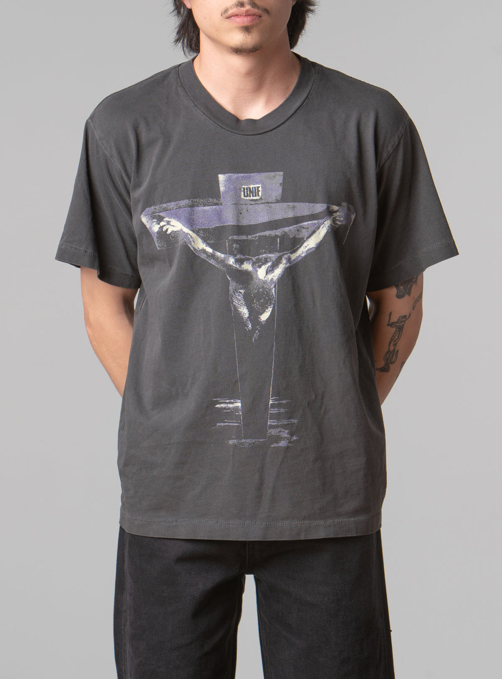 Nail Tee - Vintage Black | UNIF Clothing for Sale