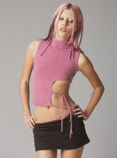 Evie Top - Pink | UNIF Clothing Sale