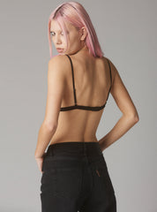 Staple Triangle Bra - Black | UNIF Clothing online