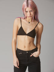 Staple Triangle Bra - Black | UNIF Clothing online