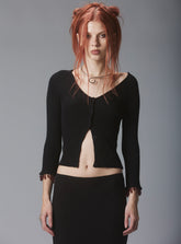 Ras Top - Black | UNIF Clothing on Sale