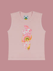 Spore Bunnies Tank - Light Pink | UNIF Clothing online