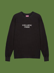 Screaming Inside Long Sleeve - Vintage Black | UNIF Clothing outlet