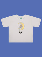 Mayu's Lullaby Baby Tee - Vintage White | UNIF Clothing near me