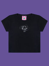Spin Tee - Black | UNIF Clothing on Sale
