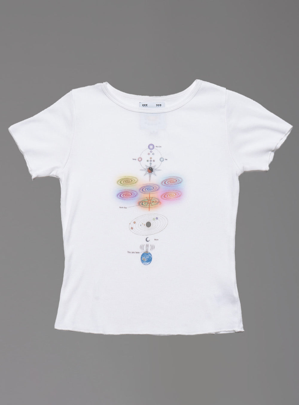 You Are Here Baby Tee - Vintage White | UNIF Clothing discount