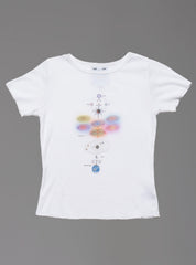 You Are Here Baby Tee - Vintage White | UNIF Clothing discount