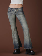 Lucid Flare Jeans - Grey Wash | UNIF Clothing Sale