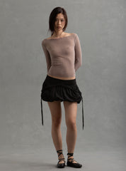 Svet Skirt - Black | UNIF Clothing discount