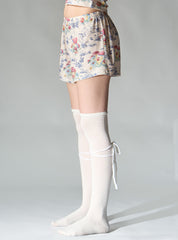Pixie Dream Shorts - Off White / Mushroom | UNIF Clothing Sale
