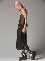Rae Skirt - Black | UNIF Clothing online shop