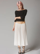 Rae Skirt - White | UNIF Clothing Sale