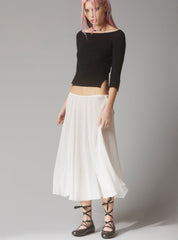 Rae Skirt - White | UNIF Clothing Sale