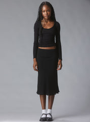 XO Skirt - Black | UNIF Clothing online