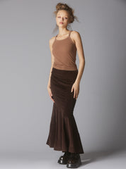 Nev Skirt - Dark Brown | UNIF Clothing online shop