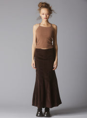 Nev Skirt - Dark Brown | UNIF Clothing online shop