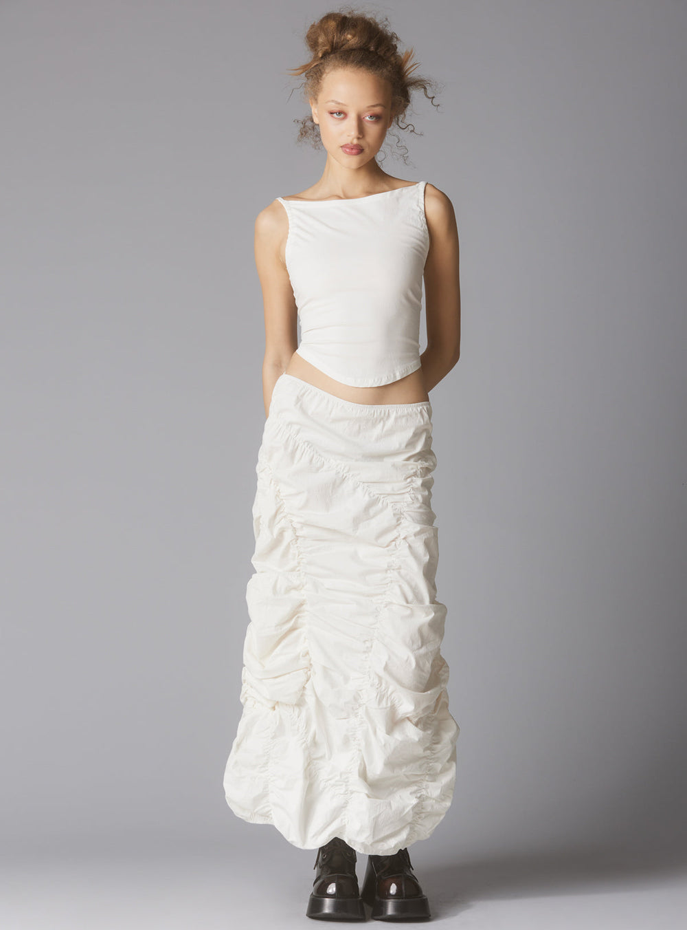 Muli Skirt - White | UNIF Clothing for Sale