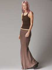 Vivi Skirt Brown - Brown | UNIF Clothing online shop
