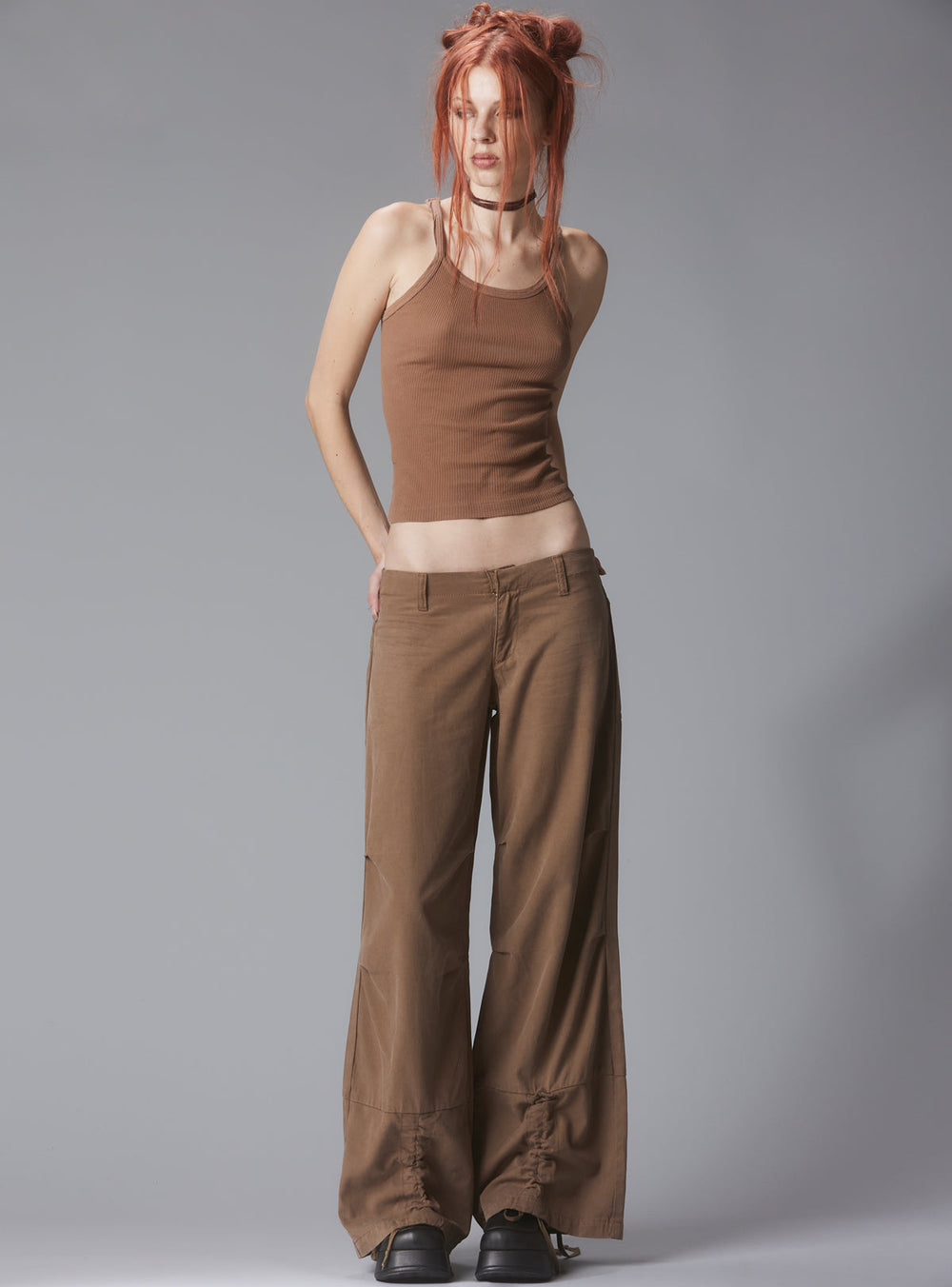 Vast Pant - Brown | UNIF Clothing on Sale