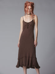 Rhizome Dress - Brown | UNIF Clothing online