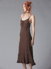 Rhizome Dress - Brown | UNIF Clothing online