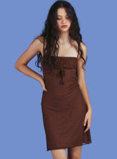Mocha Dress - Brown | UNIF Clothing online