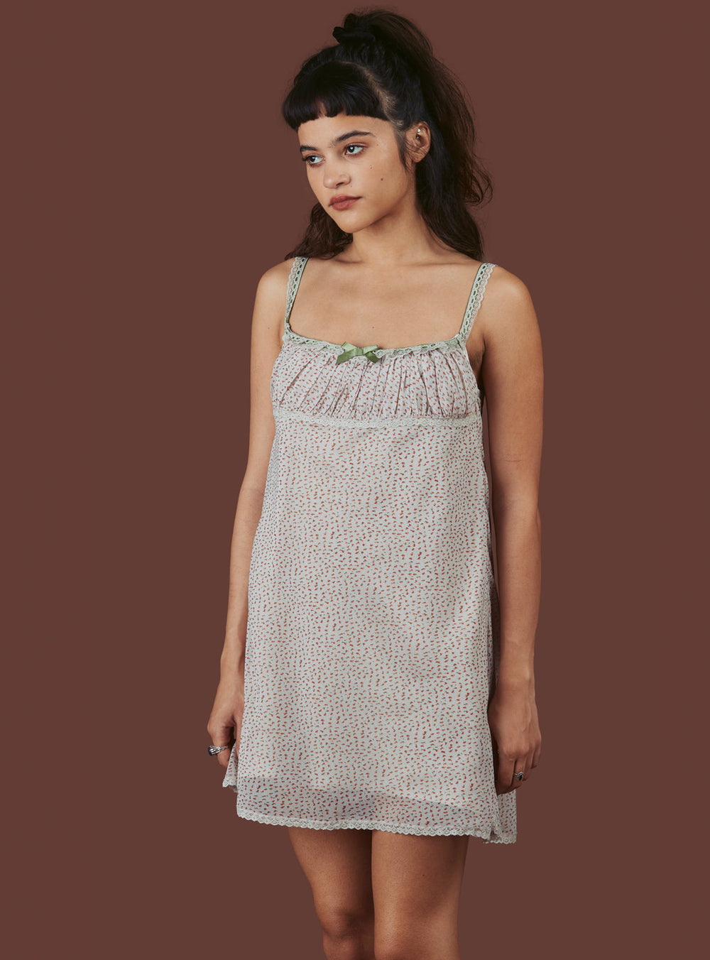 XO Dress - Cream Floral | UNIF Clothing for Sale