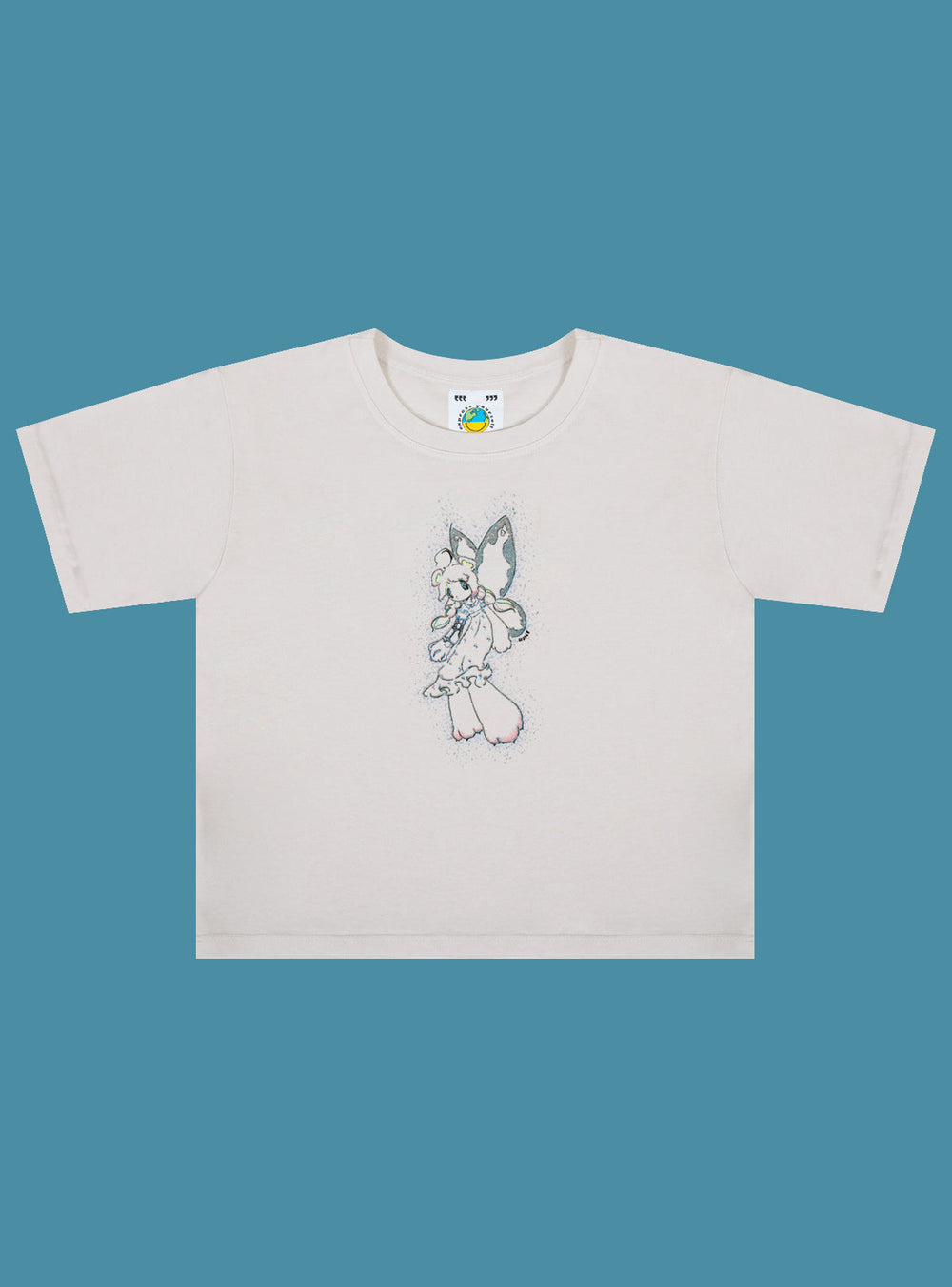 Fairy Bear Baby Tee - Off White | UNIF Clothing discount