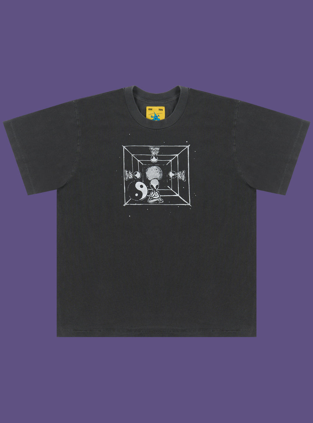 Dimension Tee - Vintage Black | UNIF Clothing outlet