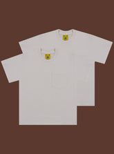 Pocket Tee Two-Pack - Vintage White | UNIF Clothing online shop