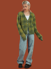 Ty Cardigan - Multi Green | UNIF Clothing Sale