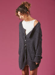Lusc Cardigan - Grey | UNIF Clothing outlet